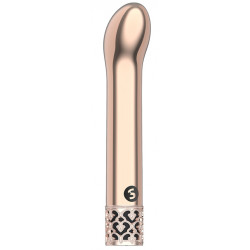 Royal Gems Mini Vibro Jewel Royal 12cm Rose doré